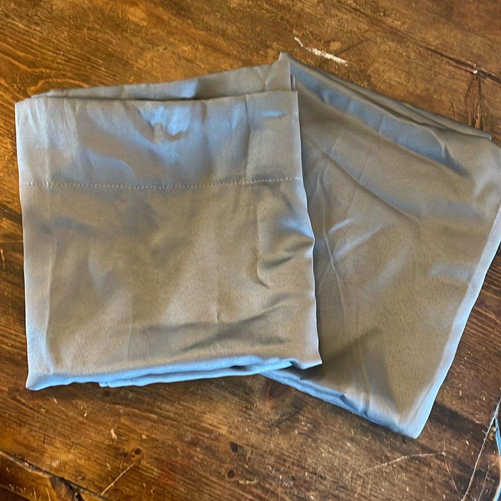 Curtains, gray, 30in x 84 in